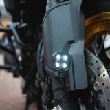 Oxford Motorcycle Cube Light with Stainless Steel Brackets