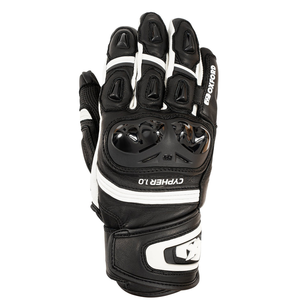 Oxford Cypher 1.0 Short Leather Sports Motorcycle Gloves