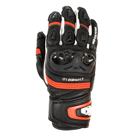 Oxford Cypher 1.0 Short Leather Sports Motorcycle Gloves