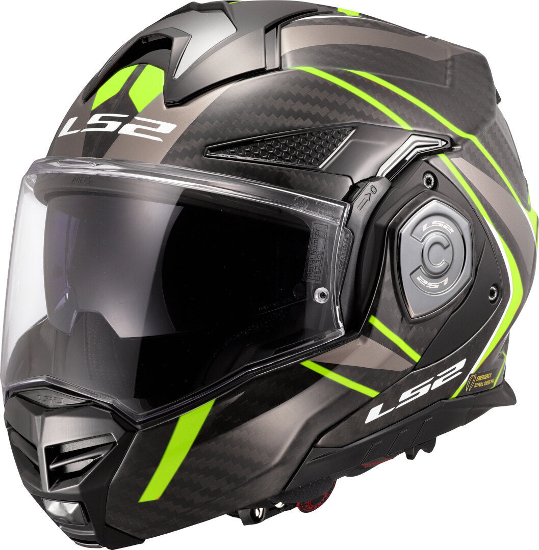 LS2 FF901 Advant X Carbon Future II Flip Front Helmet