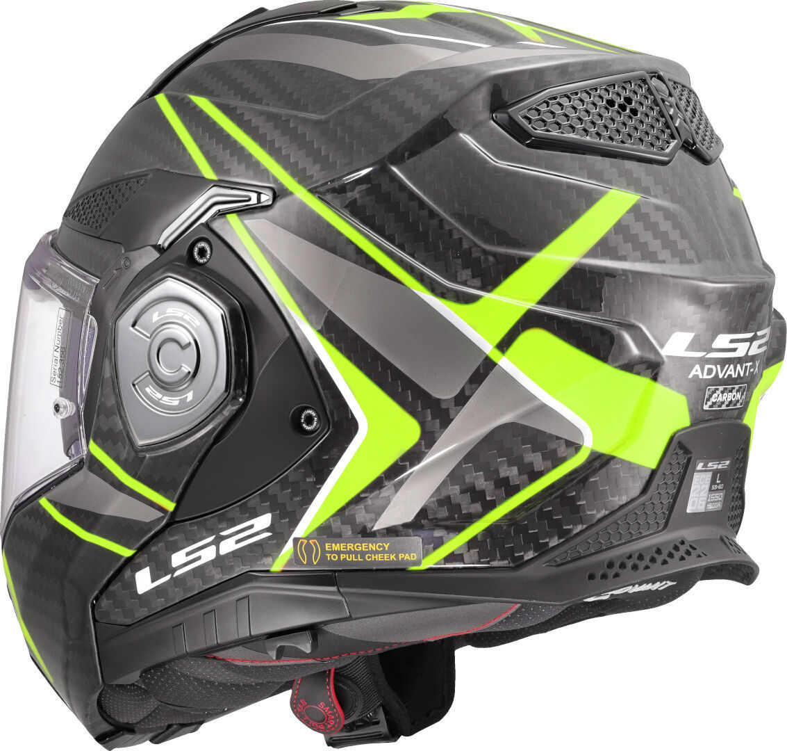 LS2 FF901 Advant X Carbon Future II Flip Front Helmet