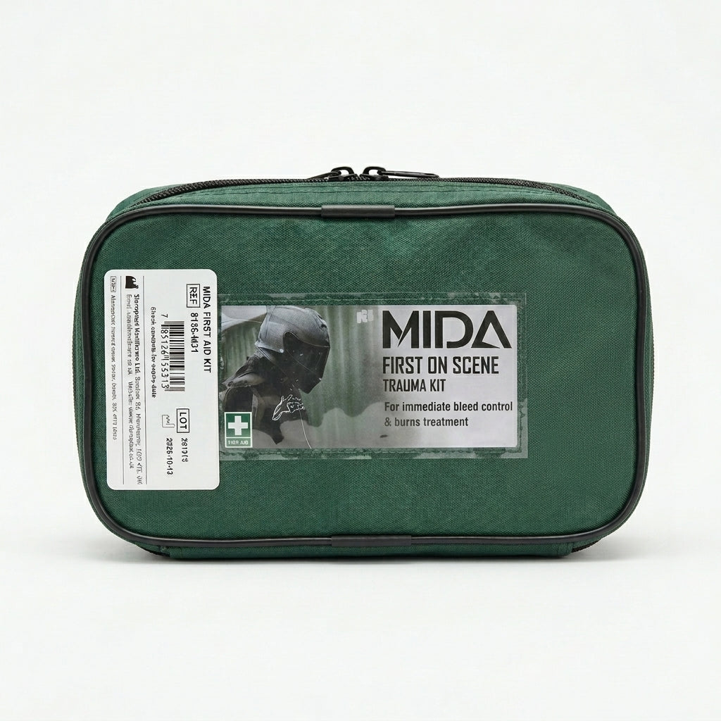 MIDA First on Scene Trauma Essential Motorcycle First Aid Kit