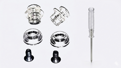Pinlock 3 Component Pin Set fits 5mm Visor Holes