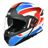 SMK Gullwing Flip Front Helmet + Free Dark Visor