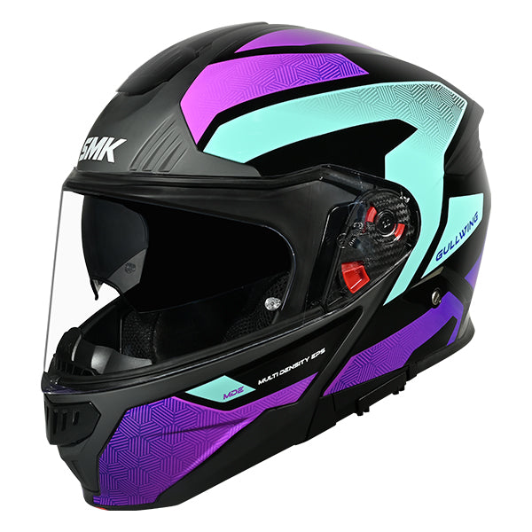 SMK Gullwing Flip Front Helmet + Free Dark Visor