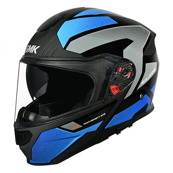 SMK Gullwing Flip Front Helmet + Free Dark Visor