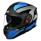 SMK Gullwing Flip Front Helmet + Free Dark Visor