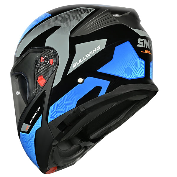 SMK Gullwing Flip Front Helmet + Free Dark Visor