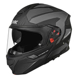 SMK Gullwing Flip Front Helmet + Free Dark Visor