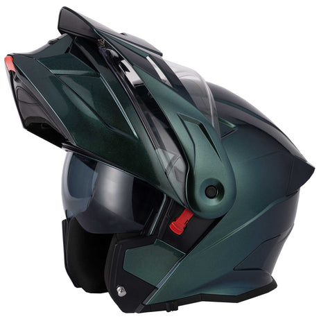 contact vcan motorcycle helmets Vx Lightweight Full Face Street Bike Helmet With Extra Tinted Visor Dot Approved (White, Small) streamlined design for reduced wind noise VCAN, Get yours at @pml_motorcycles