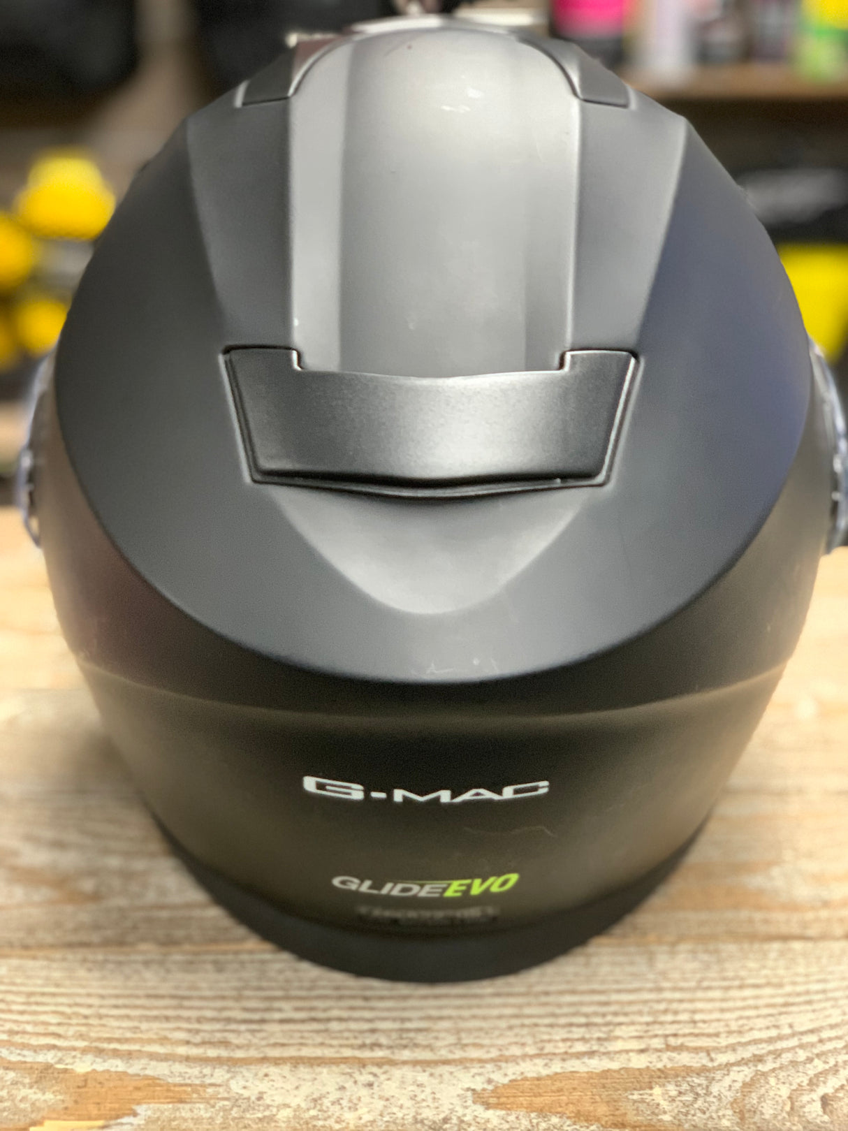 G-Mac Glide Evo Flip Front Motorcycle Helmet Satin Black XXL - Warehouse Offer