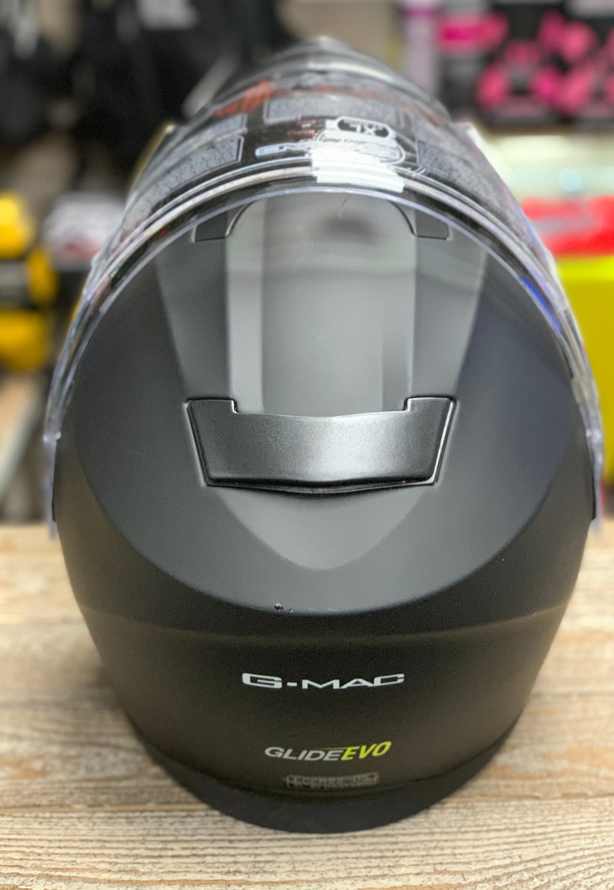 G-Mac Glide Evo Flip Front Motorcycle Helmet Satin Black Medium - Warehouse Offer