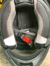 G-Mac Glide Evo Flip Front Motorcycle Helmet Satin Black Large - Warehouse Offer