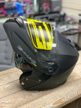 G-Mac Glide Evo Flip Front Motorcycle Helmet Satin Black XXL - Warehouse Offer