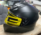 G-Mac Renegade Evo 22.06 Motorcycle Warehouse Helmet Satin Black + Pinlock Insert - Medium