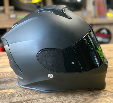 VCan V-151 Full Face ACU Gold ECE 2206 Motorcycle Helmet + Clear & Dark Visors - XL