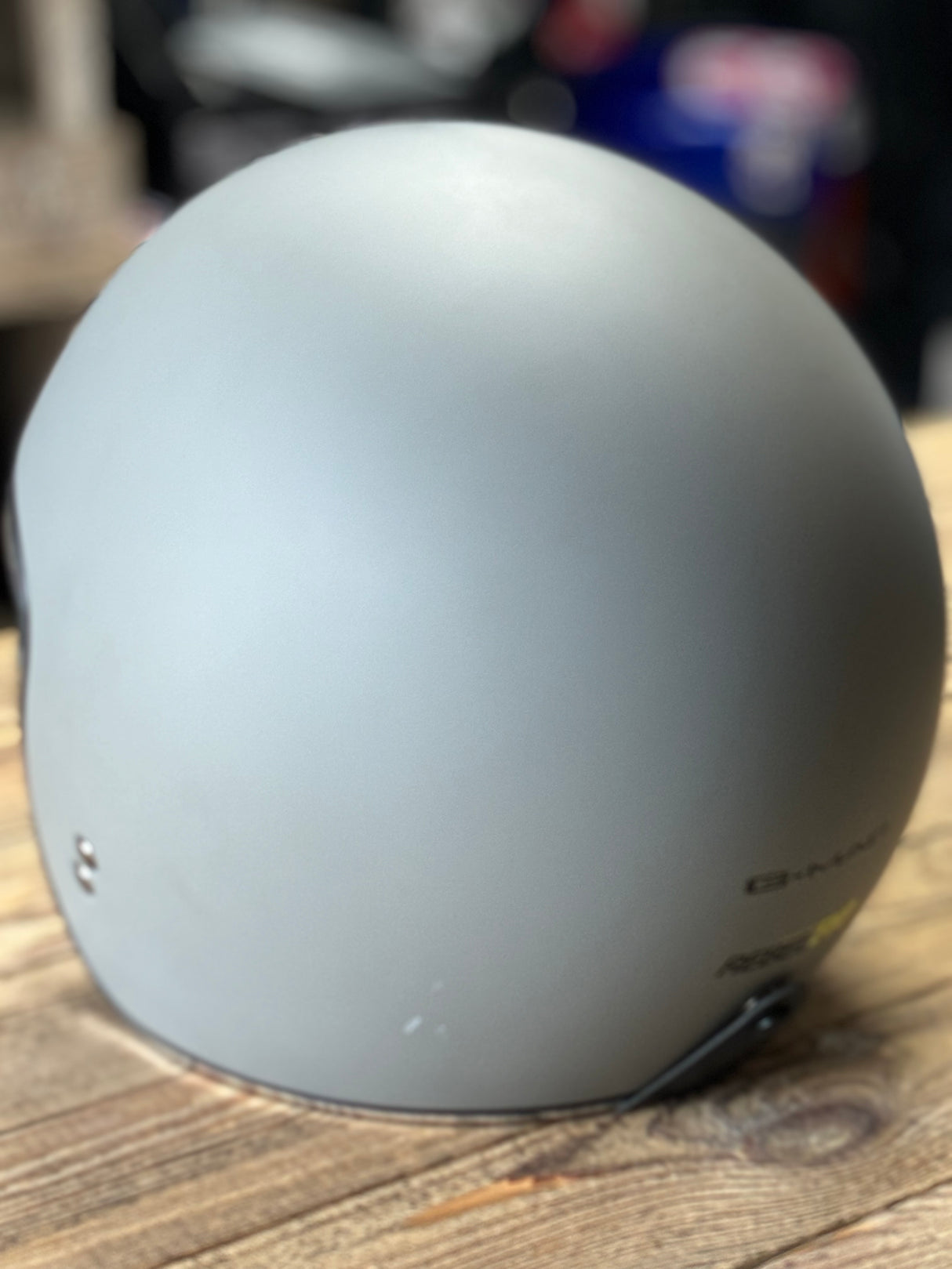 G-Mac Rebel Evo Open Face Motorcycle Helmet - Satin Dark Grey - Medium