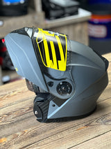 G-Mac Concept Evo Modular Flip Up DVS Motorcycle Helmet Satin Gunmetal - Large