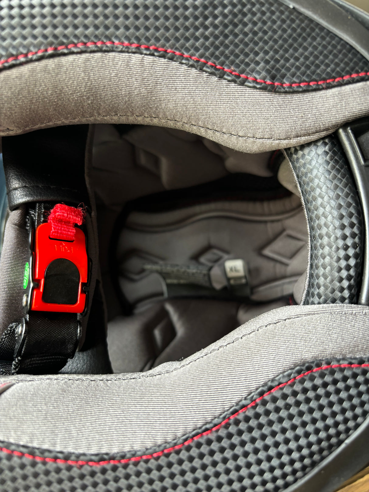 G-Mac Glide Evo Modular Flip Up DVS Motorcycle Helmet Black/Red/Grey - XL