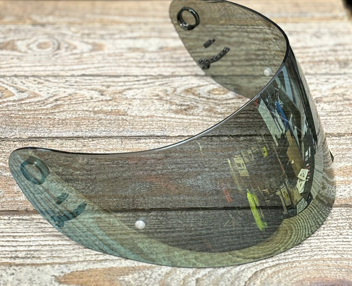 Shoei CF1-V/CX1-V Visor XR1000/Raid 2/X-Spirit/Multitec Helmet - Orange Iridium