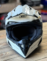 G-Mac Fission Evo MX ACU Gold Motocross Motorcycle Helmet White - XL