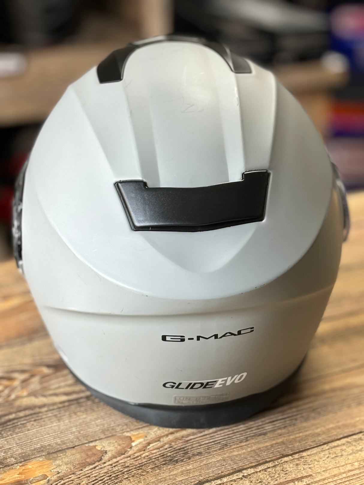 G-Mac Glide Evo Modular Flip Up DVS Motorcycle Helmet Satin Cool Grey - XL