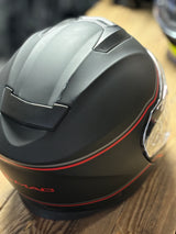 G-Mac Glide Evo Modular Flip Up DVS Motorcycle Helmet Black/Red/Grey - Large