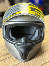 G-Mac Renegade Evo 22.06 Motorcycle Helmet (No DVS) Satin Titanium - XL