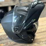 G-Mac Glide Evo Modular Flip Up DVS Motorcycle Helmet Satin Black - Large