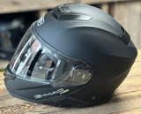G-Mac Glide Evo Modular Flip Up DVS Motorcycle Helmet Satin Black - Large