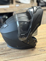 G-Mac Glide Evo Modular Flip Up DVS Motorcycle Helmet Satin Black - Medium