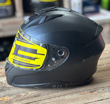 G-Mac Renegade Evo 22.06 Motorcycle Helmet (Broken DVS) Satin Black - XL