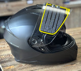 G-Mac Renegade Evo 22.06 Motorcycle Helmet (Broken DVS) Satin Black - XL