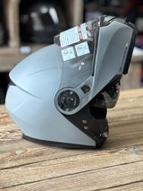 G-Mac Axis Evo 2.0 Modular Flip Up DVS Motorcycle Helmet - Matt Grey XL