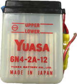 Yuasa  6N4-2A-12 Motorcycle Battery - 6V (No Acid Included)