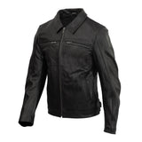 Merlin Kingsbury D3O AAA Classic Leather Jacket Black