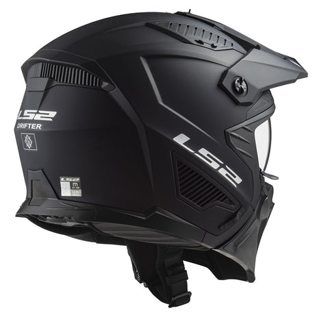 LS2 OF606 Drifter Open Face Helmet Matt Black