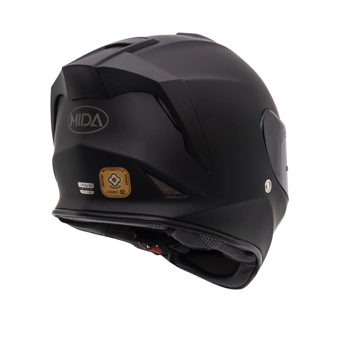 MIDA MV-151 Full Face Motorcycle Helmet + FREE Dark Visor