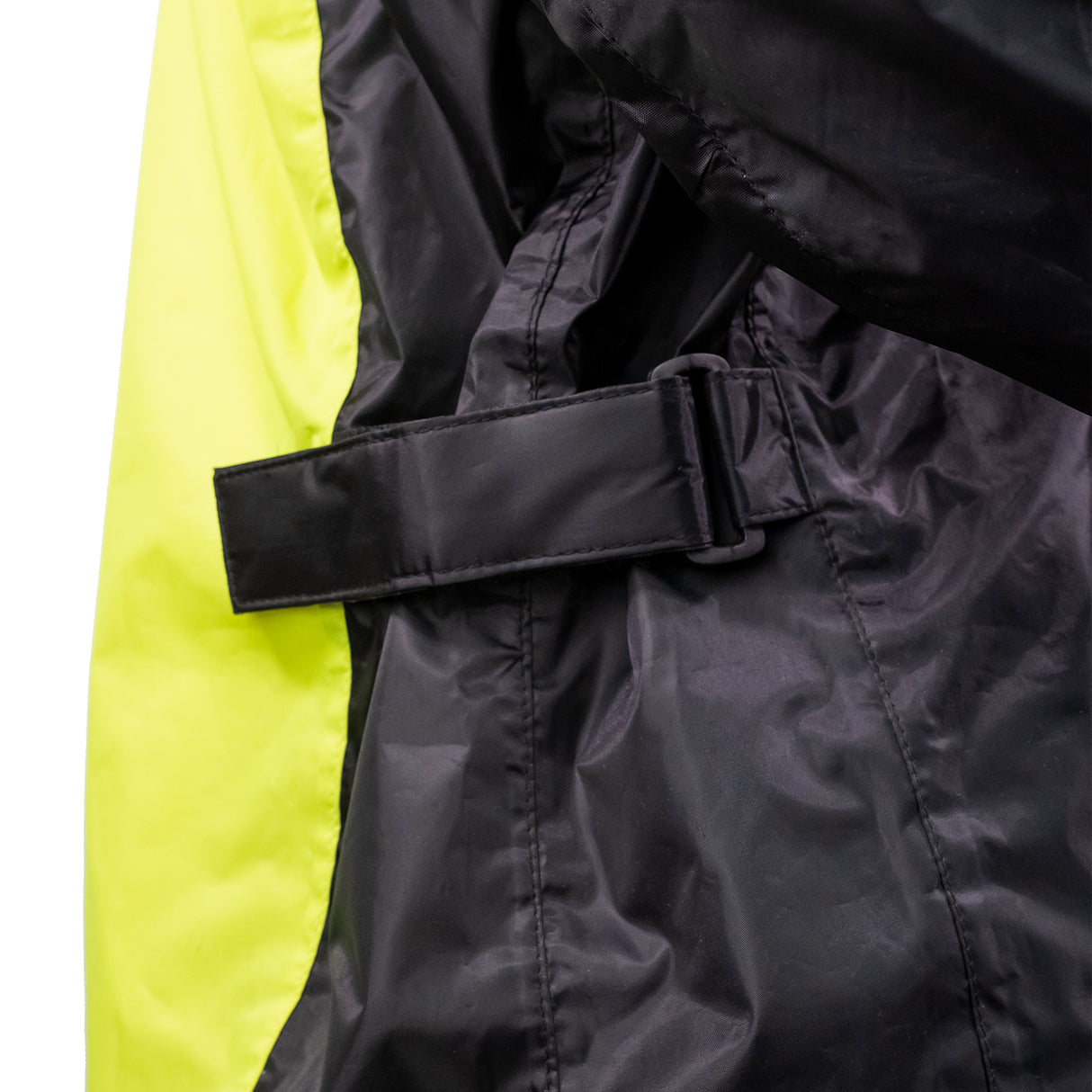 MIDA Waterproof Mesh Lined Over Jacket - Black/Fluo Yellow