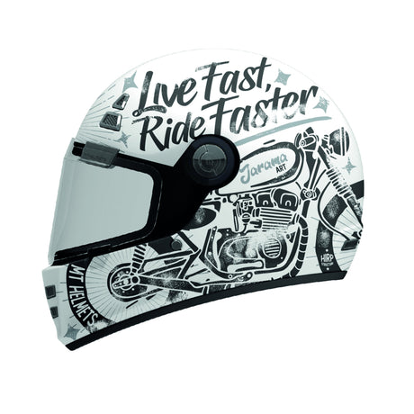 MT Jarama SV Full Face Retro Helmet