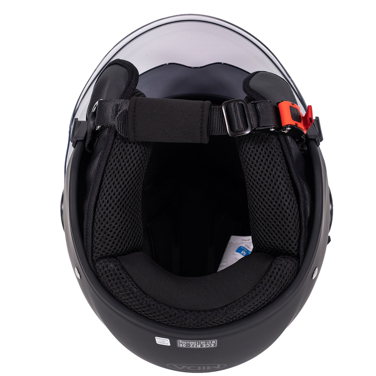 MIDA MV-6 Open Face Jet DVS Motorcycle Helmet