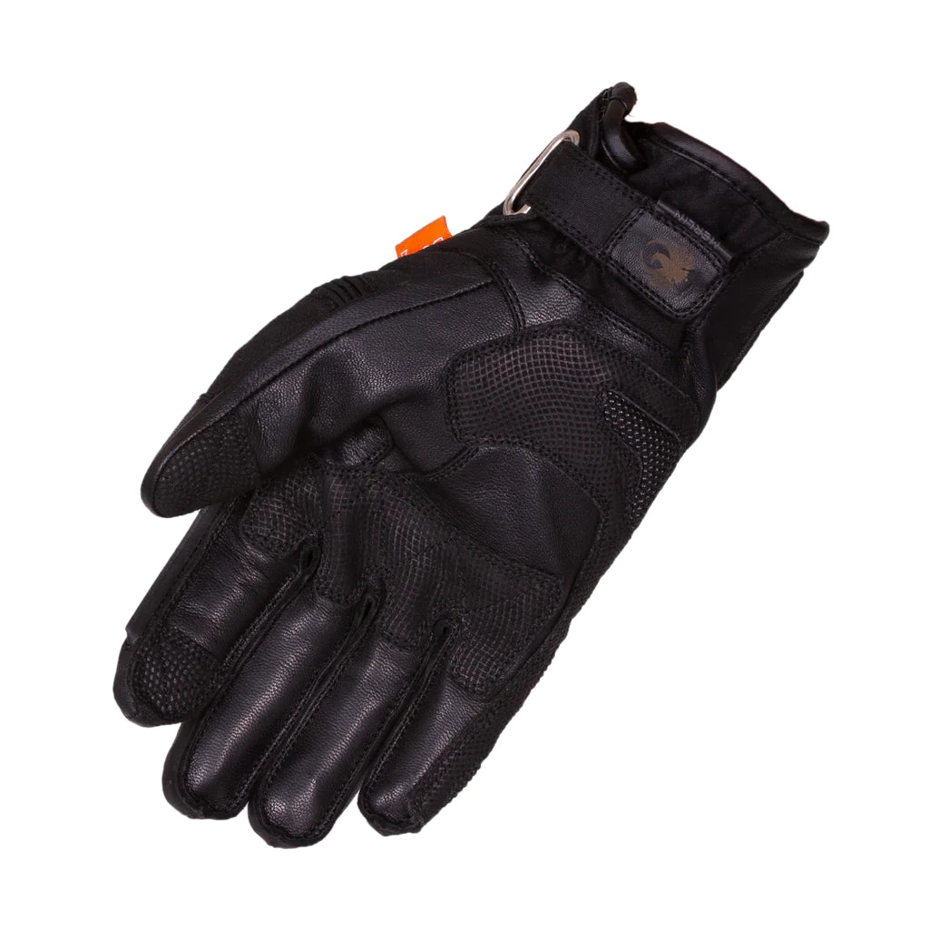 Merlin Mahala Explorer D3O Cordura Waterproof Cotton Textile / Leather Gloves - Black