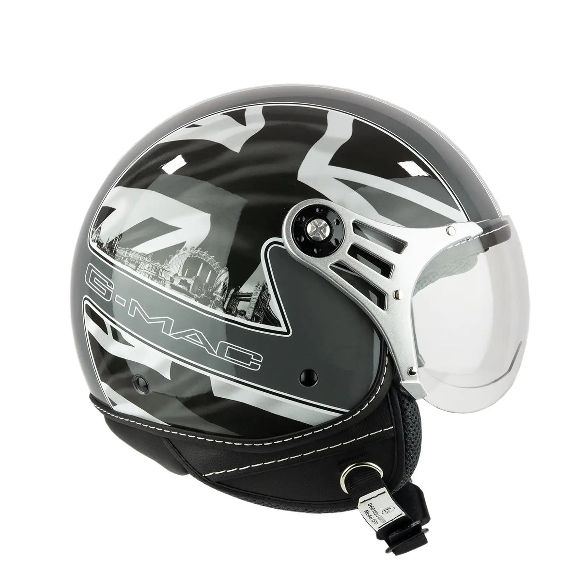 G-Mac Metro Evo Jet Open Face Motorcycle Helmet