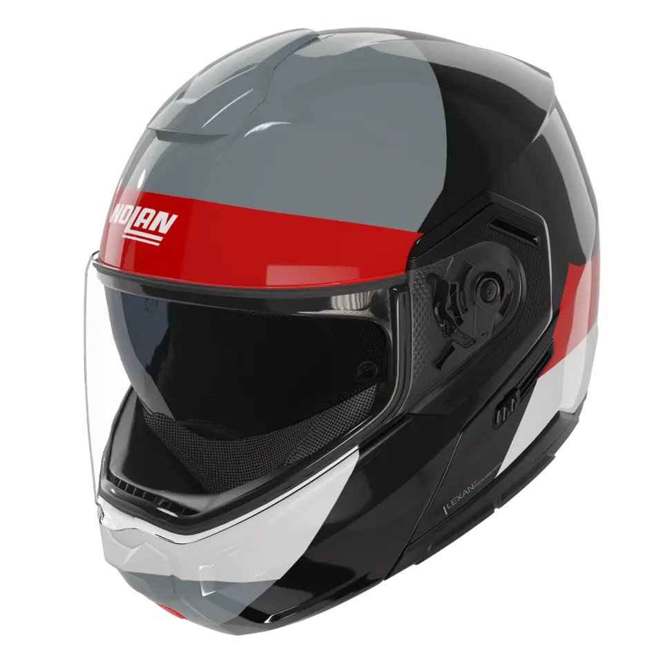 Nolan N90-3 06 Blocco Flip Front Motorcycle Helmet