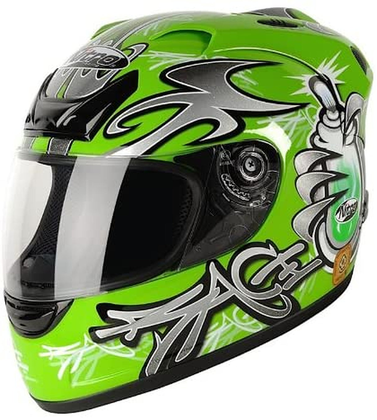 Nitro N250-VX / G-Mac / Takachi / Motorcycle Helmet X Visor - Chrome