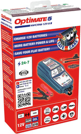 OptiMate 5 Start/Stop 12V Motorcycle Car Smart Automatic Battery Charger Optimiser