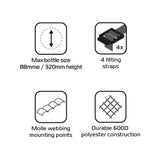 Oxford Nomad Bottle Stash - Adjustable Drinks and Fuel Bottle Carrier