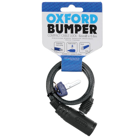Oxford Bumper Cable Lock - 600mm x 6mm +2 x Keys