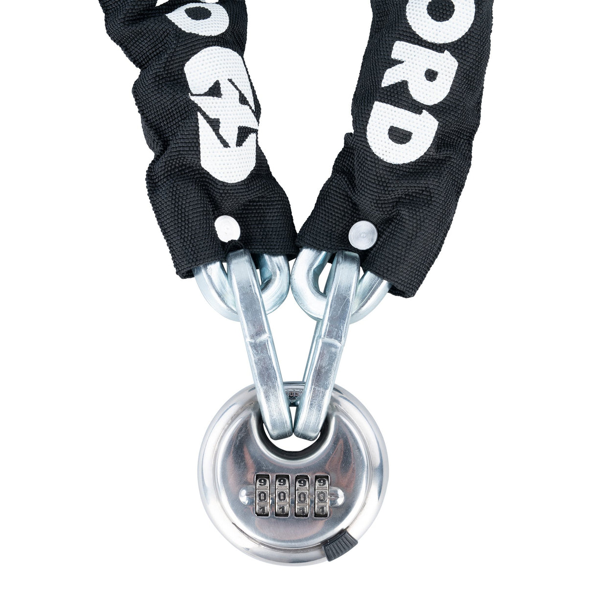 Oxford Discus Chain10 LK101 Combination Lock & Chain - 10mm x 1.5 Metre
