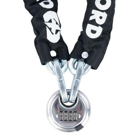 Oxford Discus Chain10 LK101 Combination Lock & Chain - 10mm x 1.5 Metre